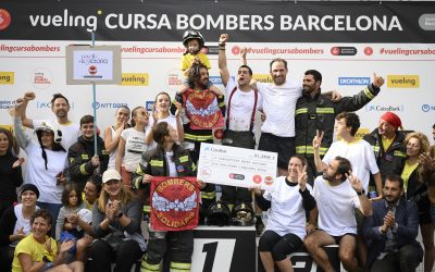 The 24th edition of the Vueling Cursa de Bombers de Barcelona marked by a remarkable solidarity aspect