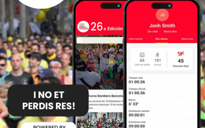 NTT DATA te ofrece la aplicación oficial de la Vueling Cursa Bombers Barcelona 2025