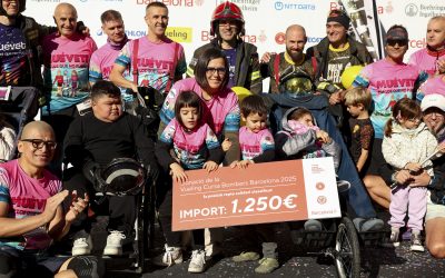 Record de recaptación solidaria en la Vueling Cursa Bombers Barcelona 2025